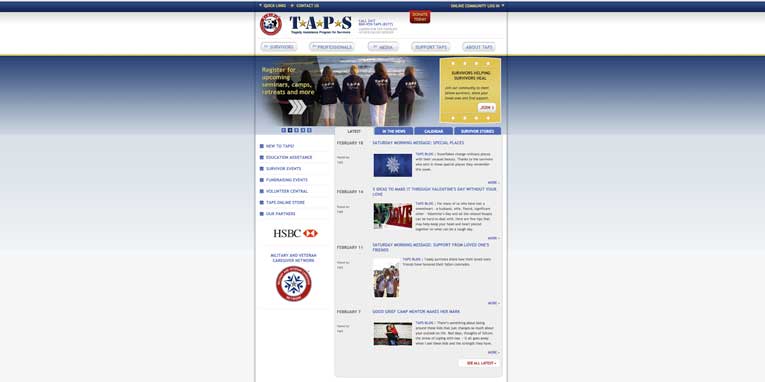TAPS Webshot